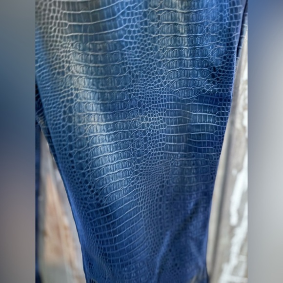 Dear John Jeanne Super High Rise Flare Cropped Jeans Size 31 (12) NWT BLACK - Picture 5 of 16